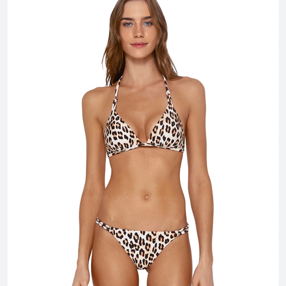 NWT Vix leopard print bikini S/M